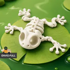 Brinquedo Sapo Articulado Flexível Relaxante Decorativo Gamer Geek Colecionável Anti Estresse Fidget Envio Rápido