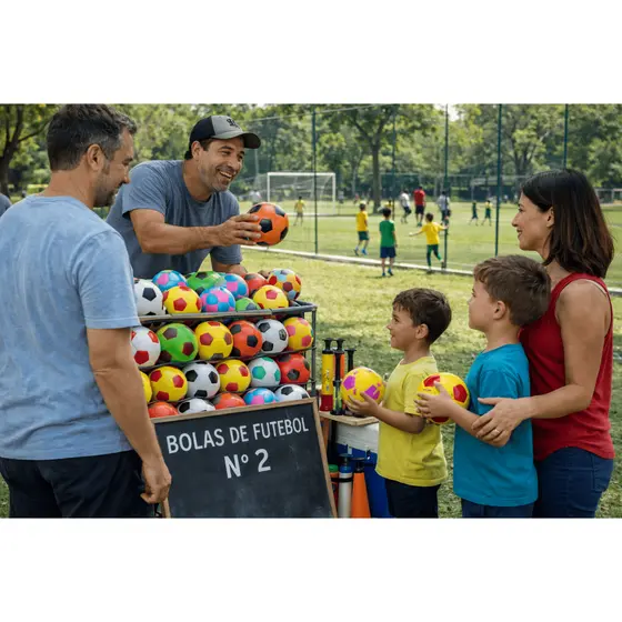 kit 30 Bolas De Futebol N°2 Couro Sintético Costurada bola de futebol infantil pequena bola infantil