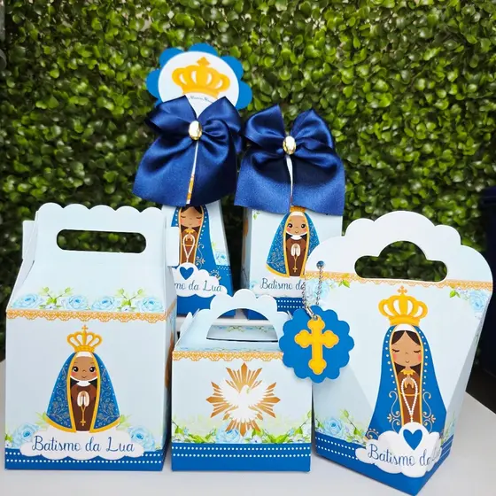 Kit Caixa Montada NOSSA SENHORA CUTE - Personalizados - Festa infantil - Aniversário - Lembrancinha