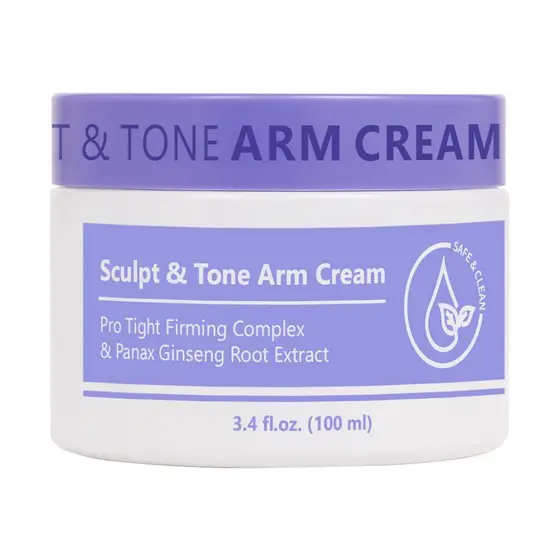 Creme Escultor e Tonificante para Braços, Hidratante Firmador para Pele Flácida nos Braços, Visivelmente Aperta e Suaviz