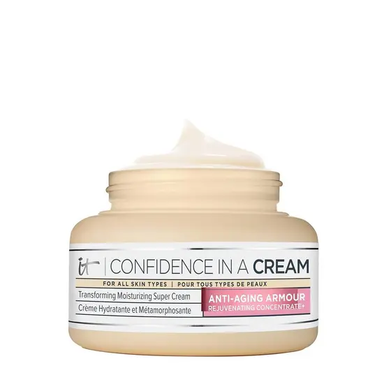 IT Cosmetics Confidence in a Cream - Hidratante Facial Hidratante e Antienvelhecimento, Reduz Visivelmente Linhas Finas