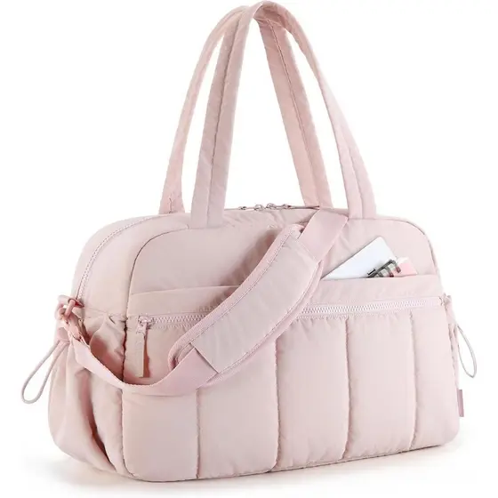 BAGSMART Bolsa de Ginástica para Mulheres, Bolsa de Viagem com Compartimento para Itens Molhados, Bolsa de Viagem Leve,