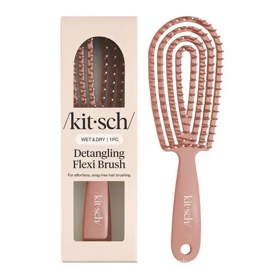 Escova Flexível Desembaraçadora Kitsch Terracotta HXYW VASI
