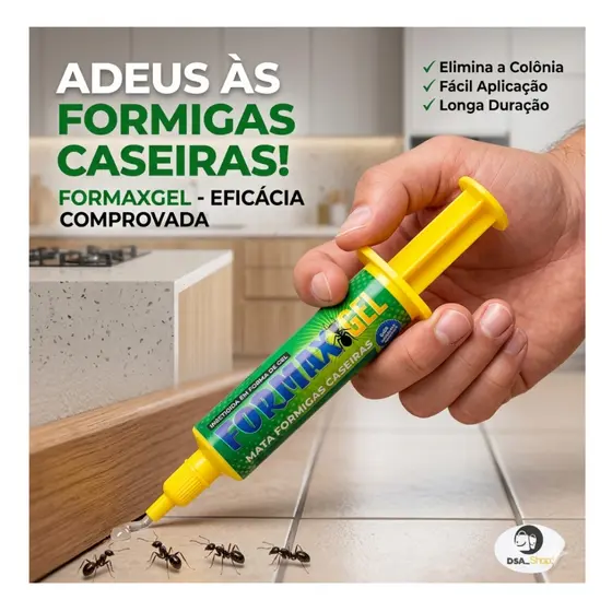 Gel Formax para Eliminar Formigas Doceiras  Seringas 10g