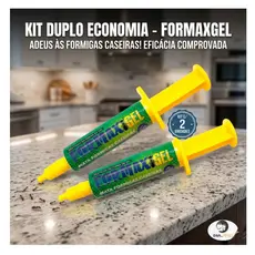 Gel Formax Kit com 2 un para Eliminar Formigas Doceiras Seringas 10g