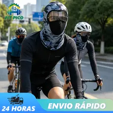 Balaclava Touca Ninja Peluciada Térmica Unissex Máscara Respirável Para Motocicleta Malha