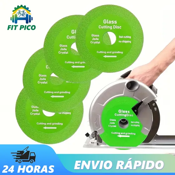 Disco de corte esmerilhadeira Vidro de Ceramica Piso Corte Fino Sem Lascar
