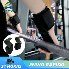 Strap Gancho Metal Para Exercicios Musculação Straps  Munhequeira Tala Cross sport 1 par