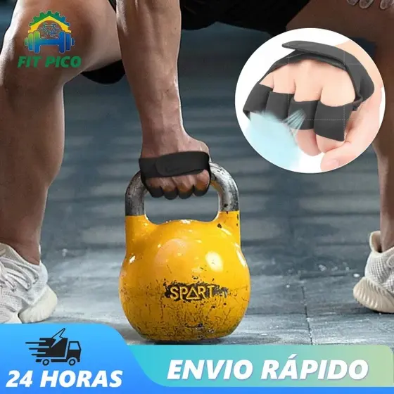 Luva Academia Meia Luva Neoprene Antiderrapante Unissex Protege Calos E Melhora Pegada Nos Treinos