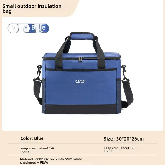 Bolsa térmica pequena para carro, bolsa térmica portátil para uso externo