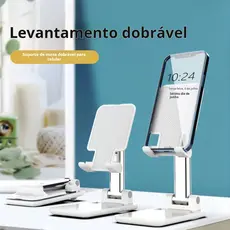 Suporte dobrável ajustável para celular, tela Vertical Horizontal disponível, estável, antiderrapante