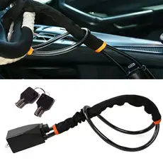 Sistema de Bloqueio Reforçado Anti-Roubo Maior Resistência Volante Cinto Segurança