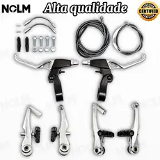 Kit Par De Freio V Brake De Aluminio Tipo Logan Com Manetes Completo Para Bicicleta Acessórios de alta qualidade