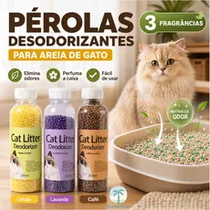 Anti-odor cat litter deodorizing balls, odor eliminator, remover, for cats