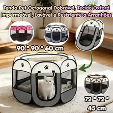 Tenda para Gato Cachorro Animais Casa de Estimação Cercadinho Dobrável para Cães Gaiola Cercadinho