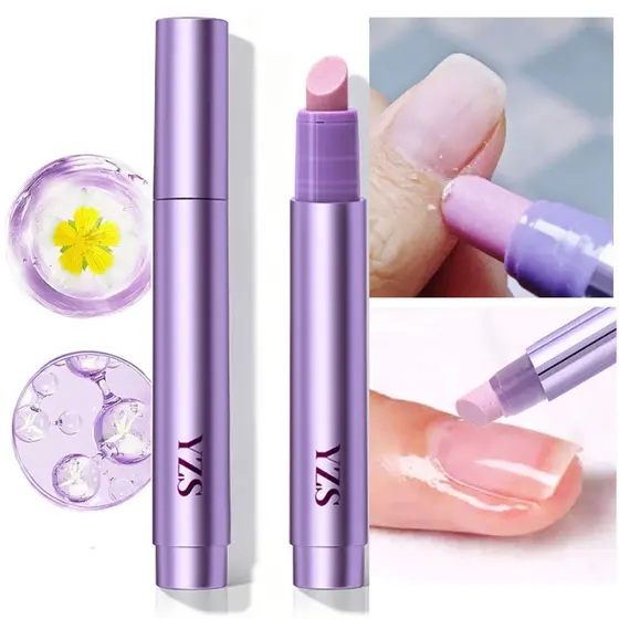 BORN PRETTTY 3 Em 1 Empurrador De Cutícula Caneta De Óleo De Unha Portátil Cerâmica Removedor De Pele Morta Ferramentas