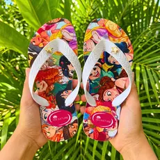 Chinelo Rasteira Infantil Menina Feminino Confortável