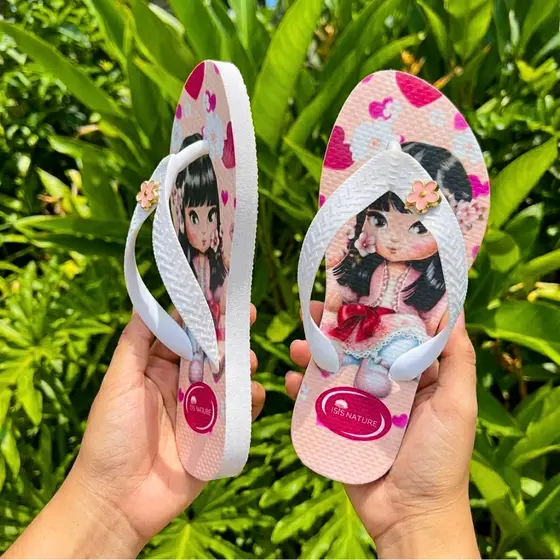 Chinelo Infantil Feminino Menina Escolar Confortável