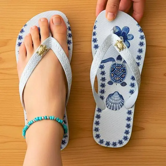 Chinelo Feminino de Dedo Macio Para o Cotidiano