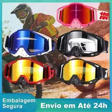 Óculos de Segurança para Motocross, ATV e MTB – Proteção Contra Vento Externo