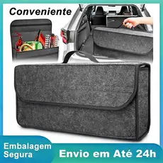 Organizador Porta-Malas Carro Multiuso Bolsa Feltro Armazenamento Ferramentas Veículo
