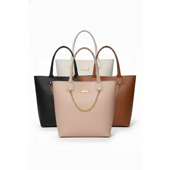 Bolsa Sacola Feminina Grande de Ombro Espaçosa e Moderna para Trabalho, Praia e Uso Diário