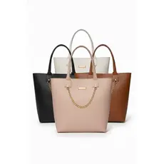 Bolsa Sacola Feminina Grande de Ombro Espaçosa e Moderna para Trabalho, Praia e Uso Diário