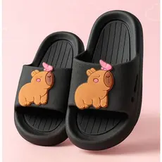 Chinelo Slide Infantil Criança Bebê Capivara Cores Moda Confortável Leve Macio Estilo Antiderrapante Envio Imediato