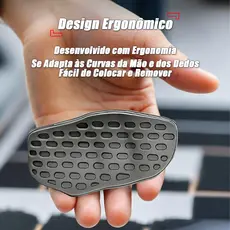 Protetor Palmar Antiderrapante para Musculação Luva Grip Sem Dedos para Halteres e Barras