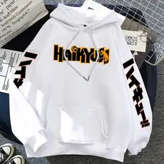 Moletom Canguru Premium Flanelado Algodão Confortável Haikyuu Karasuno High Aniome Voleyball Unissex