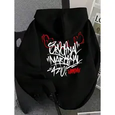 Moletom Canguru Premium Flanelado Algodão Confortável Estampado Chronic Grafite Unissex