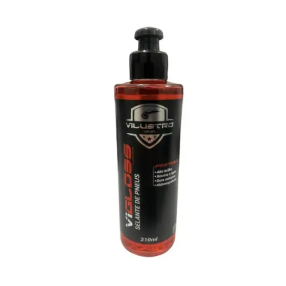 VILUSTRO VIGLOSS SELANTE DE PNEU PRETINHO 210 ML