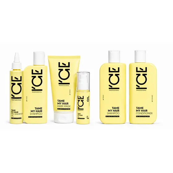 Ice Professional Tame My Hair: Pré-Sh, Shampoo, Máscara, Óleo + Bio Shampoo e Condicionador