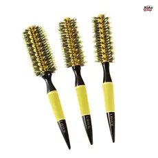 Kit 3 pc Escovas Profissionais De Cabelo Cerdas