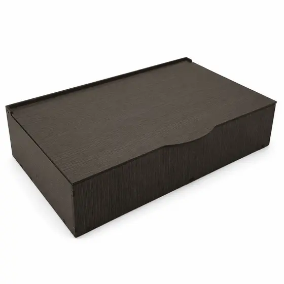 Caixa Porta Dinheiro MDF 10 Divisórias com Tampa Ideal para Comércio e Casa