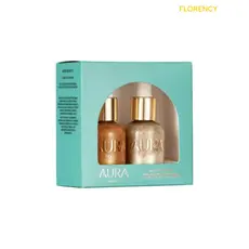Kit de Óleos Iluminadores Afrodite Garden Dourado e Prata