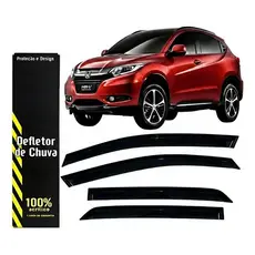 Calha Chuva Defletor Hr-v 2015/2021 4p Jogo Kit Top Premium