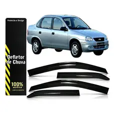 Super Calha Chuva Defletor Corsa Classic 1º Geracao 4p Jogo