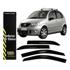 Calha Chuva Defletor Citroen C3 (exceto New) 2003/2012 4ptas