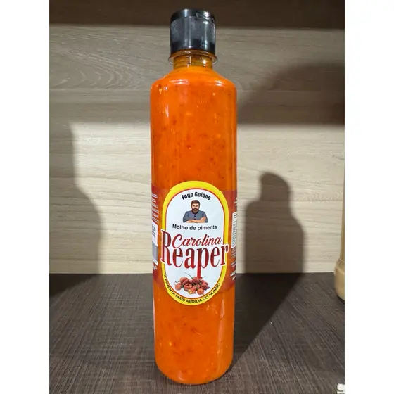 molho de pimenta Carolina reaper 500ml - A mais ardida do mundo