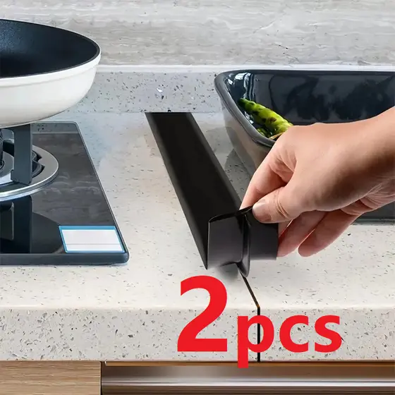 Kit 2 Tira de Vedacao para Fresta de Fogao Silicone em Forma de T Cozinha Resistente ao Calor
