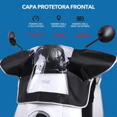 Capa de chuva dianteira para veículo elétrico, painel de controle Central, Pedal, bateria, carro, motocicleta, à prova d