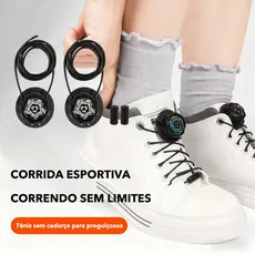 Fivela de cadarço rotativa gratuita cadarço preguiçoso sapatos casuais sapatos esportivos acessórios fivela