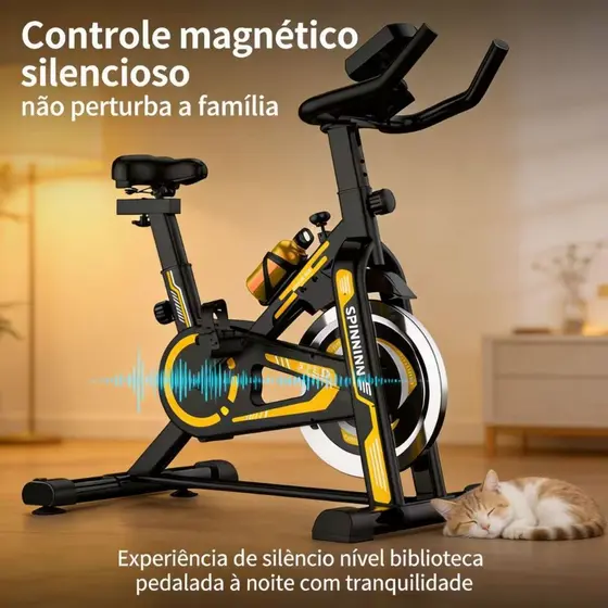 Bicicleta Spinning bicicleta ergometrica Para Exercícios Profissional Sport Suporta Monitor suporta até 150kg