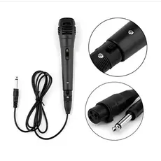 Microfone Dinâmico Profissional Anti-Ruído Com Cabo XLR de 3 Metros Plug P10