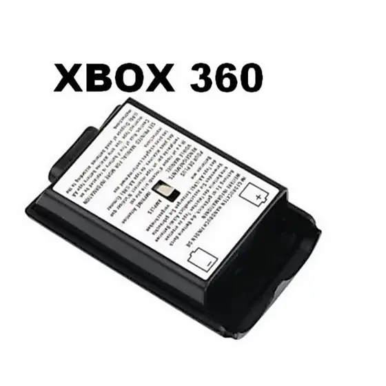 Kit 2 Suporte De Pilhas Controle Xbox 360 Tampa De Bateria Preto 0361