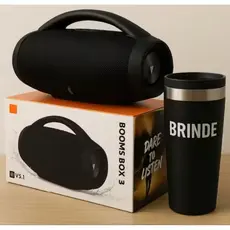 Caixa de Som Portátil 35cm com Bluetooth e Som de Alta Qualidade