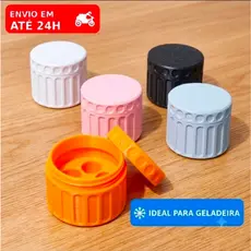 Porta Ampolas 3ml Estojo Organizador Rígido Seguro p/ 4 Unidades - Suporte de Proteção Contra Impacto Injetáveis Tirze