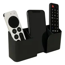 Suporte De Parede Porta 3 Controles Remoto Celular Ar E Tv