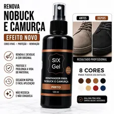 RENOVADOR PARA NOBUCK E CAMURÇA 100ML – RESTAURA, HIDRATA E REVITALIZA BOTAS, COTURNOS E CALÇADOS